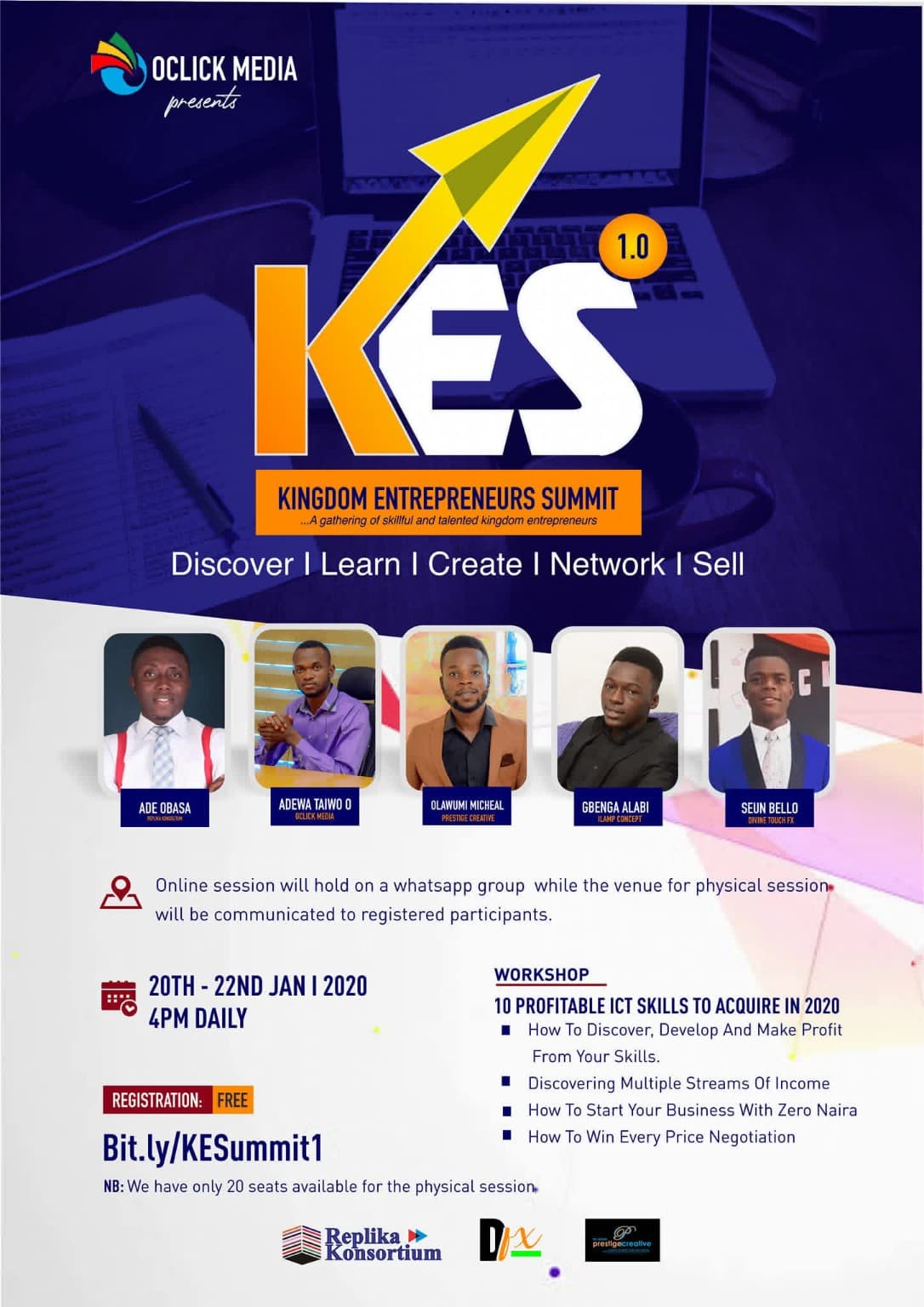 KES 1.0 Maiden Edition official flyer